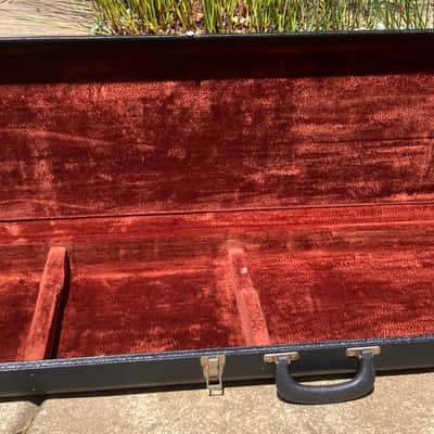 Fender Strat/Tele Case mid-80s - Black Tolex image 3