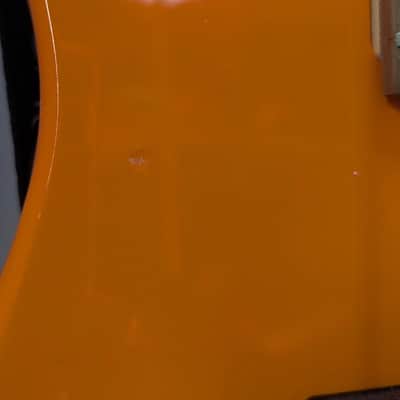Mitchell MB100OR Short-Scale Solidbody Electric Guitar - Orange image 3