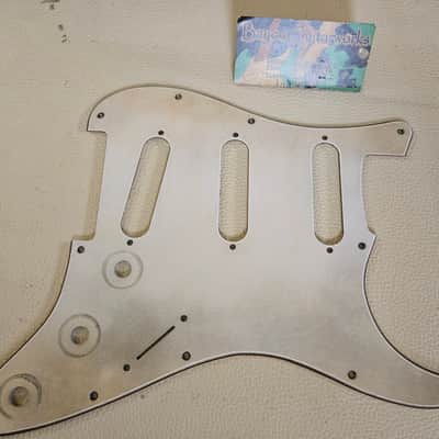 Fender Stratocaster Aged Relic 3 ply Pickguard White image 1