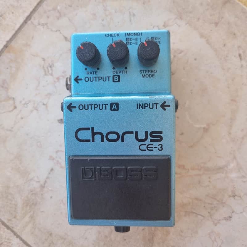 Boss CE-3 MIJ (Black Label) Near Mint 1982 Vintage Made in Japan image 1