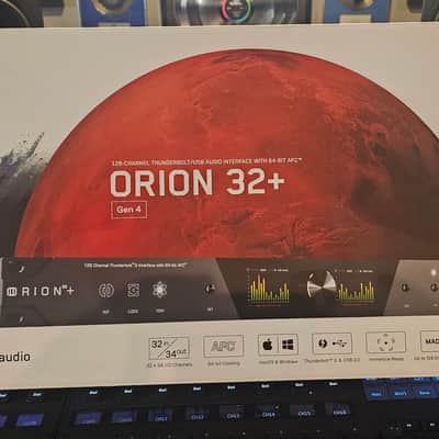 Antelope Audio Orion 32 Plus Gen 4 USB / Thunderbolt Audio Interface 2024 - Present - Black image 4