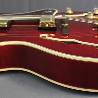 Epiphone Joe Pass Emperor II Pro Archtop Hollowbody Electric Guitar Wine Red image 3