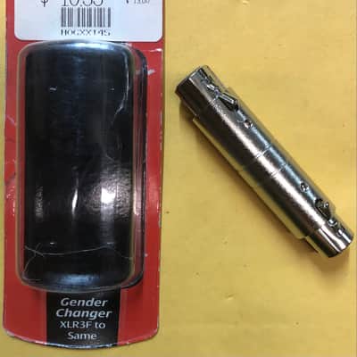 Hosa GXX-145 Gender Changer XLR3F to Same - Chrome image 2