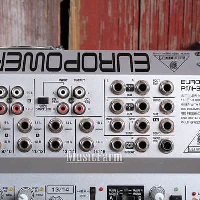 Behringer Europower PMX3000 PMH3000 16 Channel Stereo Powered Mixer with Effects image 3
