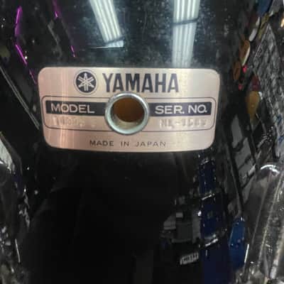 Yamaha Tour Custom 4-piece Shell Pack - Black Lacquer 1980's image 4