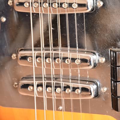 Teisco / Kawai Hertiecaster – vintage 1960s 4-pickup Stratocaster guitar Japan Gitarre image 4