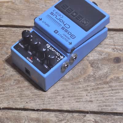 Boss CEB-3 Bass Chorus (Dark Gray Label) 2001 - Present - Blue image 3