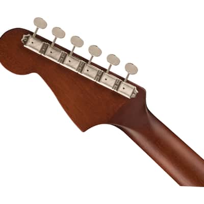 Fender Malibu Player A/E Guitar - Olympic White w/ Walnut FB image 5