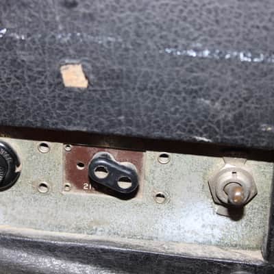 Vintage 1963 Selmer Zodiac Twin Thirty Truvoice Croc Skin Amplifier w/ Pedal image 15