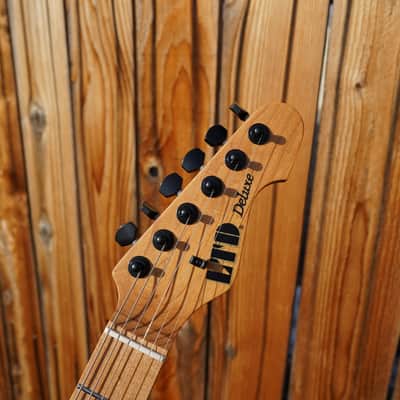 ESP LTD TE-1000 Black Blast 6-String Electric Guitar image 7