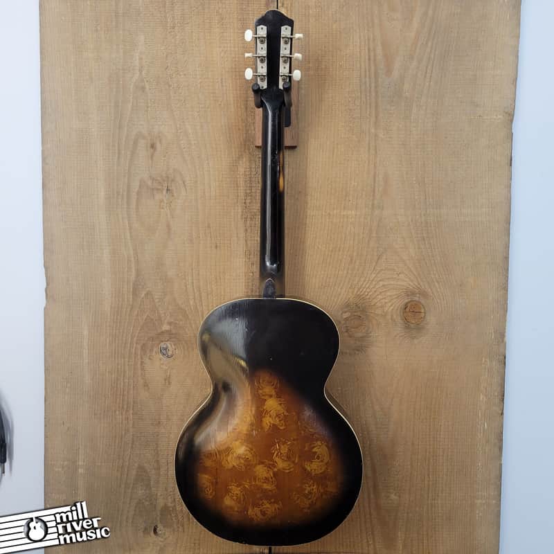 Maruha Vintage Parlor Guitar Crafted in Japan c. 1960s No. 612