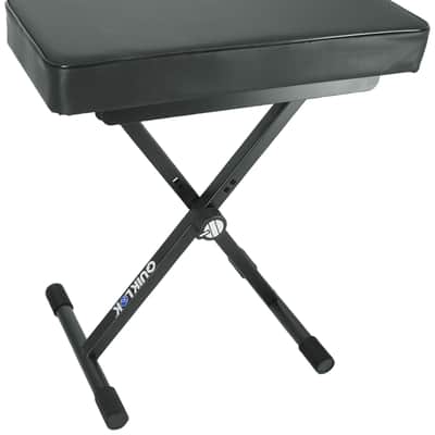 Quik Lok BX-8 Extra Thick Adjustable Keyboard Bench w/ 3 Height-Positions image 2
