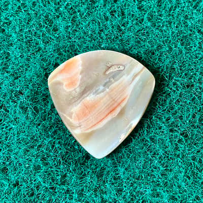 Abalone seashell guitar pick/1.3mm thick, jazz profile… by BeachSidePicks image 1