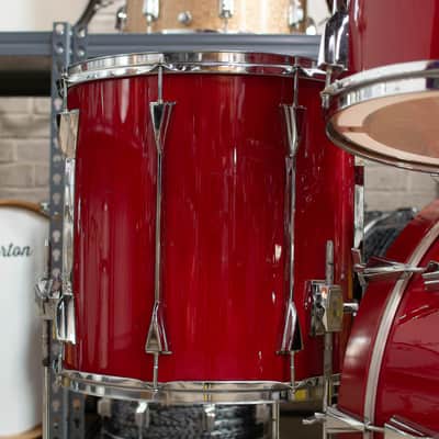 1980s Tama Granstar II Firestorm Red Drum Kit image 3