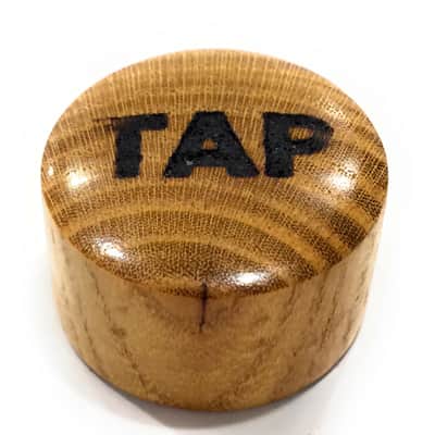Custom Wooden Footswitch Topper for Guitar Pedals-Custom Logo Setup image 5