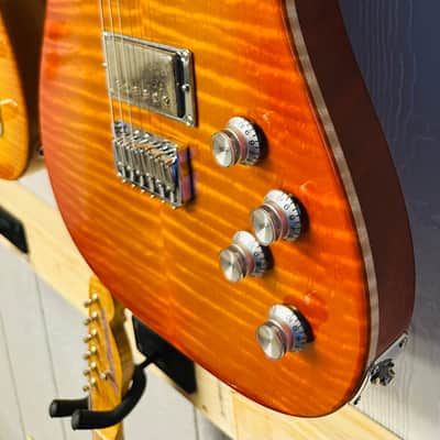Warmoth Telecaster 2026 - Flamed orange burst image 3