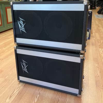 1980’s Peavey PA-200 W/2 2x10 Speakers- Black image 10