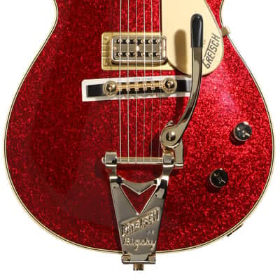 Gretsch G6129TG-59VS Limited-edition Sparkle Jet Electric Guitar - Red Sparkle image 3