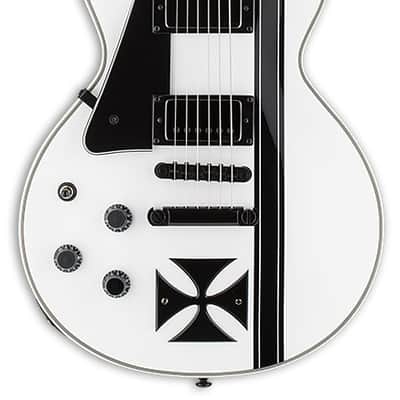 ESP LTD Iron Cross Electric Guitar. Left Handed Snow White image 3
