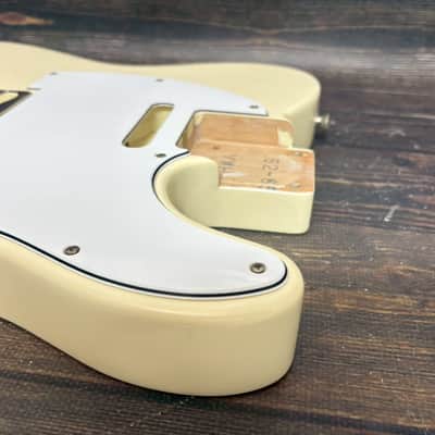 Fender Japan TL62-65US Telecaster Body White Made in Japan w/Bridge image 4