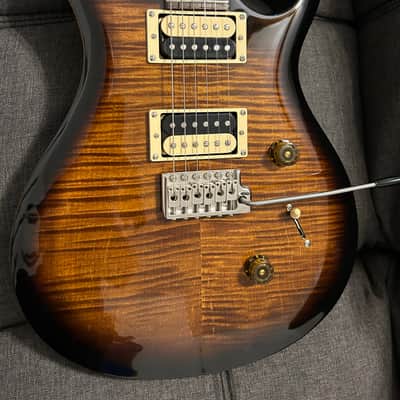 PRS SE Custom 24 2021 - Present Black Gold Burst image 13