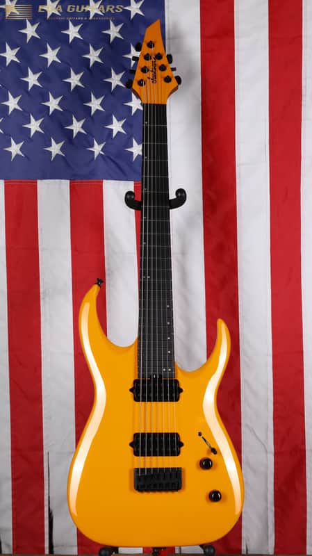 Jackson Pro Plus Series Misha Mansoor Signature Juggernaut HT7 - Signal Yellow image 1