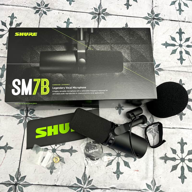 Shure SM7B Cardioid Dynamic Microphone • MINT image 1