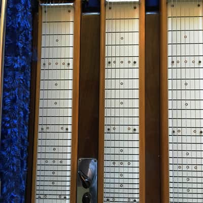 Vintage 1950's Magnatone Maestro Triple Neck Steel Guitar EX Condition image 4