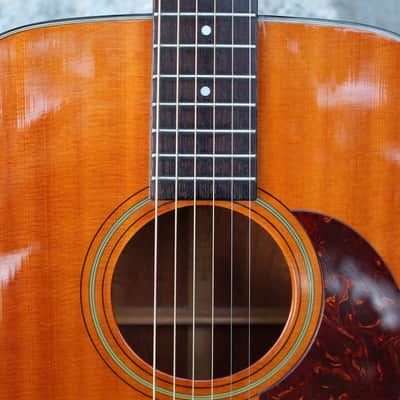 Beautiful Vintage 1980s Sigma SDM-18 by Martin Dreadnought Acoustic Guitar MIK Korea image 11
