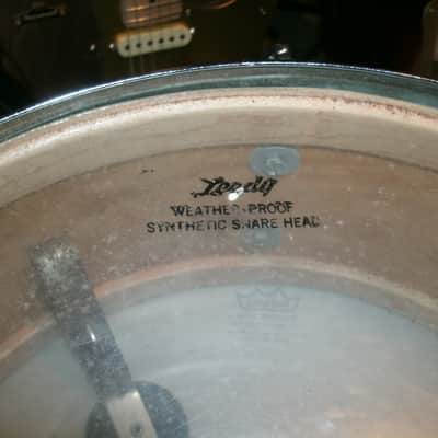 1965 Leedy No. 1161 Frank Capp Model snare drum - White Marine Pearl with Broadway stand image 9