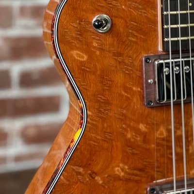 Grez Mendocino Custom 2021 Quilted OG Redwood Top, Tortoise Binding 5lbs 3oz NEW (Authorized Dealer) image 13