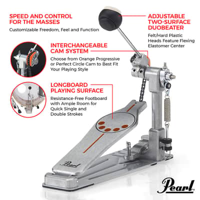 Pearl P-930 Demonator Longboard Single Bass Drum Pedal image 6