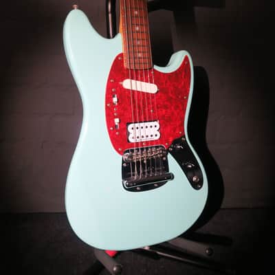 Fender Mustang 1997 MG69 Sonic Blue Kurt Cobain Seymour Duncan Guitar image 7