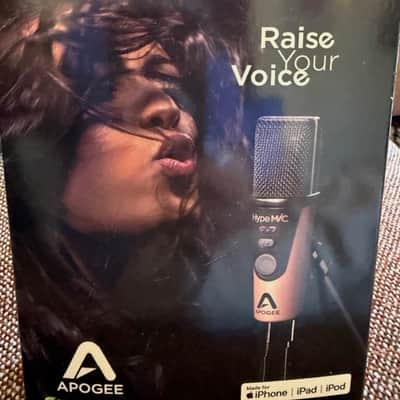 Apogee HypeMiC Cardioid USB Microphone 2019 - 2020 - Black / Champagne image 2