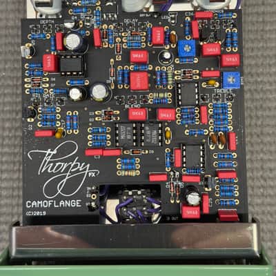 ThorpyFX CAMOFLANGE  Flanger - with NOS Matsushita/Panasonic BBD Chips!  MINTY! image 3