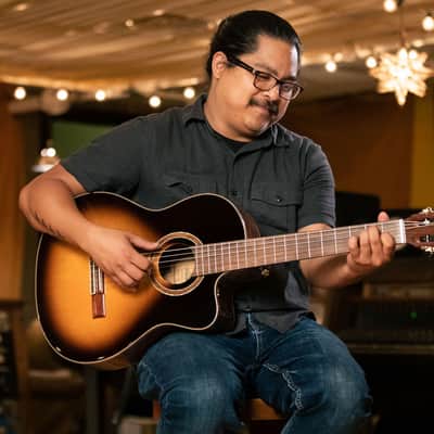 Ortega RCE158SN-TSB Performer Series Solid Spruce Top Mahogany Neck Cutaway Nylon 6-String Classical Acoustic-Electric Guitar w/Gig Bag image 19
