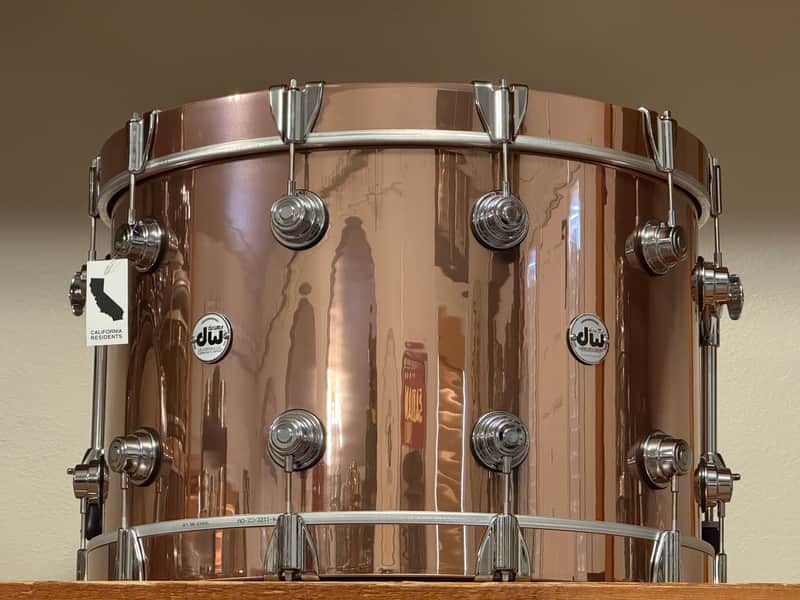 2025 DW Collector's Rose Copper 14x22 Cherry HVLT Bass Drum image 1