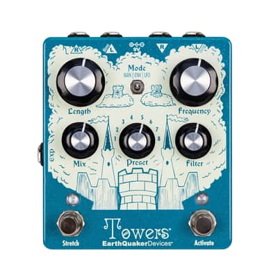 EarthQuaker Devices Towers Stereo Reverberant Filter Pedal 2026 - New! image 4