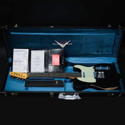 Fender Custom Shop Limited Edition 1963 Telecaster Relic- Black 2025 (CZ588650) image 5