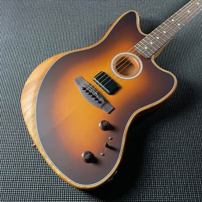 Fender Acoustasonic Player Jazzmaster, Rosewood Fingerboard- 2-Color Sunburst image 2