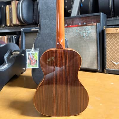 2011 Lichty T-18 Custom Tenor Ukulele – Redwood / Indian Rosewood – Abalone – HSC image 10