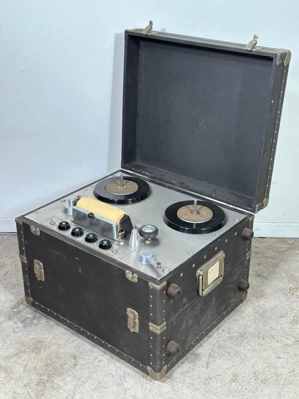Ampex 350 / 351 Reel To Reel Transport Magnetic Tape Recorder w/ Original Case image 1