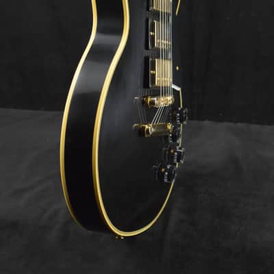 Gibson Custom Shop Les Paul Custom Chambered Body Slim Neck 3 Pickup Ebony VOS GH Fuller's Exclusive image 3