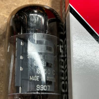 NOS NIB pair 1999 Svetlana 6550C / 6550 tubes image 6