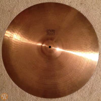 Paiste 22" 2002 "Black Label" Ride Cymbal 1971 - 1980