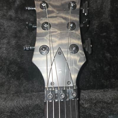 B.C. Rich Rare x09 serial Mockingbird Late 90s-early 2000s - Satin Black trans quilted maple image 5
