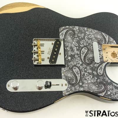 Fender Brad Paisley Road Worn Tele, LOADED BODY Telecaster, Black Sparkle. image 1