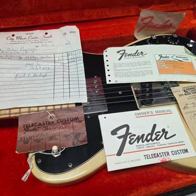 Fender Telecaster Custom with Maple Fretboard 1972 - 1978 - Blonde image 12