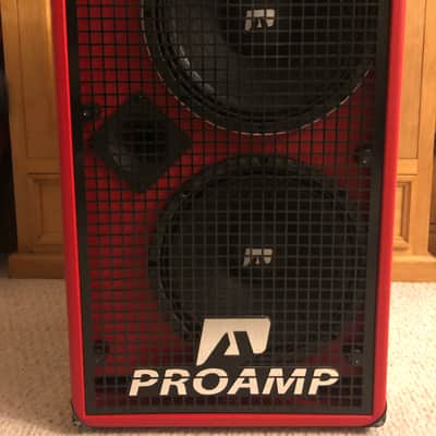 PRO AMP N212 PROAMP Cabinet 2018 Red/white image 1
