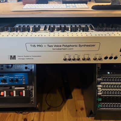 Oberheim TVS-Pro 2-Voice Synthesizer 2016 + 2 x Sub OSC mod + white cover image 4